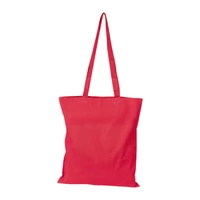 Kép 1/3 - Hosszúfülű vászontáska, 140g/m², piros