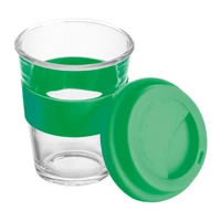 Kép 2/3 - Üvegpohár, 300 ml, zöld