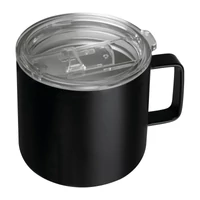 Kép 1/3 - Rozsdamentes acél termoszbögre, 300 ml, fekete