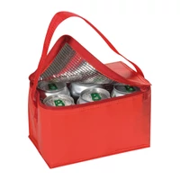 Kép 1/3 - Mini hűtőtáska vállpánttal, piros