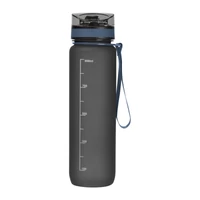 Kép 2/3 - Tritánból készült sport ivópalack, 1000 ml, ezüst