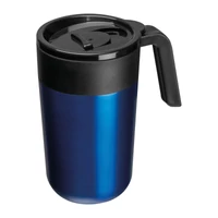 Kép 1/3 - Rozsdamentes acél termoszbögre 400 ml, kék