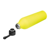 Kép 2/3 - Gumírozott ivópalack, 750 ml, sárga