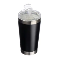 Kép 3/3 - Kerámia bevonatú rozsdamentes acél bögre, 500ml, fekete