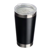 Kép 1/3 - Kerámia bevonatú rozsdamentes acél bögre, 500ml, fekete