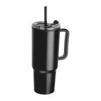Kép 2/3 - XXL termoszbögre, 1200ml, fekete