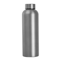 Kép 3/3 - Újrahasznosított rozsdamentes acél kulacs,600ml, szürke