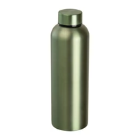 Kép 1/3 - Újrahasznosított rozsdamentes acél kulacs,600ml, zöld