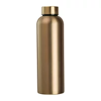 Kép 3/3 - Újrahasznosított rozsdamentes acél kulacs,600ml, rozé