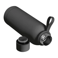 Kép 2/3 - Gumírozott vákuumszigetelt ivópalack, 500ml, sötétszürke