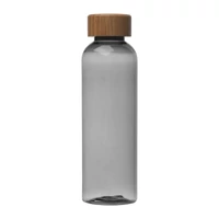 Kép 3/3 - PET ivópalack bambusz fedéllel, 500ml, sötétszürke