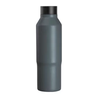 Kép 3/3 - CrisMa vákuumos rozsdamentes acél ivópalack, 600ml, sötétszürke