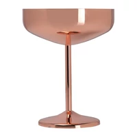 Kép 2/3 - Martini pohár réz bevonattal, 300ml, rose gold