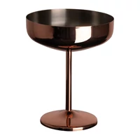 Kép 3/3 - Martini pohár réz bevonattal, 300ml, rose gold