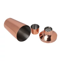 Kép 3/3 - CrisMa koktél shaker réz bevonattal, 500ml, rose gold
