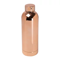 Kép 1/3 - Vákuumos rozsdamentes acél ivópalack, 500ml, rose gold