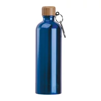 Kép 3/3 - Rozsdamentes acél ivópalack karabinerrel, 750ml, kék