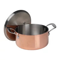 Kép 2/3 - Indukciós főzőedény fedéllel, rose gold