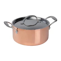 Kép 1/3 - Indukciós főzőedény fedéllel, rose gold
