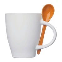 Kép 3/3 - Kerámia bögre szett, 250 ml, narancssárga