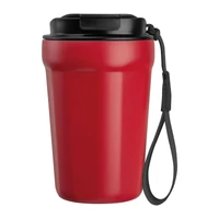 Kép 3/3 - Rozsdamentes acél utazóbögre 350ml, piros