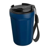 Kép 1/3 - Rozsdamentes acél utazóbögre 350ml, sötétkék