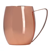 Kép 2/3 - Rozsdamentes acél pohár, 400ml, rose gold