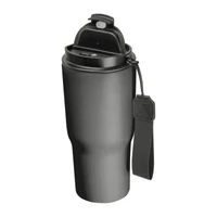 Kép 2/3 - Rozsdamentes acél termosz pohár, 550 ml, fekete