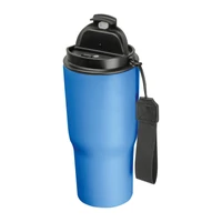 Kép 2/3 - Rozsdamentes acél termosz pohár, 550 ml, kék