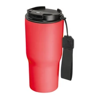 Kép 1/3 - Rozsdamentes acél termosz pohár, 550 ml, piros