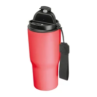 Kép 2/3 - Rozsdamentes acél termosz pohár, 550 ml, piros
