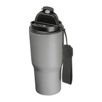 Kép 2/3 - Rozsdamentes acél termosz pohár, 550 ml, szürke