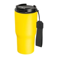 Kép 1/3 - Rozsdamentes acél termosz pohár, 550 ml, sárga