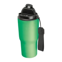 Kép 2/3 - Rozsdamentes acél termosz pohár, 550 ml, zöld