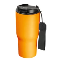 Kép 1/3 - Rozsdamentes acél termosz pohár, 550 ml, narancssárga