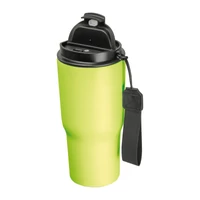 Kép 2/3 - Rozsdamentes acél termosz pohár, 550 ml, világos zöld
