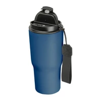 Kép 2/3 - Rozsdamentes acél termosz pohár, 550 ml, sötétkék