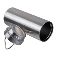 Kép 2/3 - Vákuumos acél termosz, 600 ml, szürke