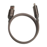 Kép 2/3 - DONNES mágneses 100W gyorstöltő és adatkábel, szürke