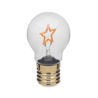 Kép 1/7 - LUMIGLOW LED-es villanykörte dekoráció, sárga