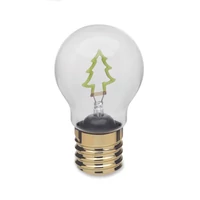 Kép 1/8 - LUMIGLOW LED-es villanykörte dekoráció, neonzöld