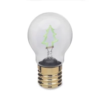 Kép 2/8 - LUMIGLOW LED-es villanykörte dekoráció, neonzöld