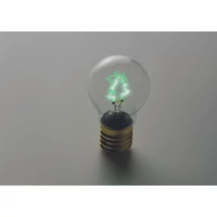 Kép 3/8 - LUMIGLOW LED-es villanykörte dekoráció, neonzöld