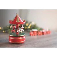 Kép 5/7 - WHIRLY Mini körhinta zenélő doboz, többszínű