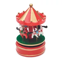 Kép 1/7 - WHIRLY Mini körhinta zenélő doboz, többszínű