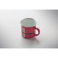 Kép 3/8 - SANTAMEL Mikulás zománc bögre 300ml, piros