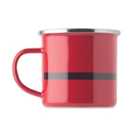 Kép 4/8 - SANTAMEL Mikulás zománc bögre 300ml, piros