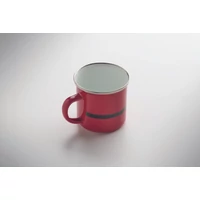 Kép 6/8 - SANTAMEL Mikulás zománc bögre 300ml, piros