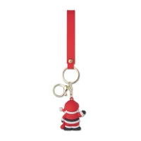 Kép 4/6 - SANTACHARM Mikulás kulcstartó / táskadísz, piros