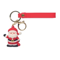 Kép 6/6 - SANTACHARM Mikulás kulcstartó / táskadísz, piros